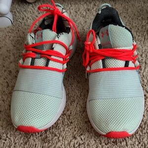 Under Armour Women Sneakers - Mint and Coral